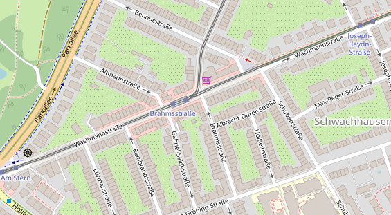 Physiotherapie auf Satellitenbild