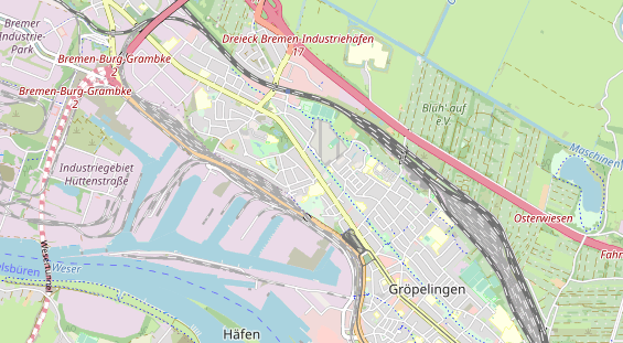 physical therapy on map