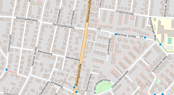 Physiotherapie auf Satellitenbild