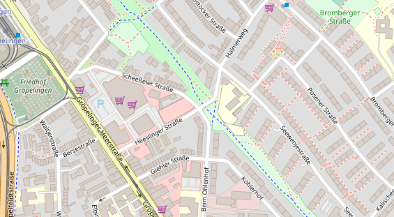 Physiotherapie auf Satellitenbild