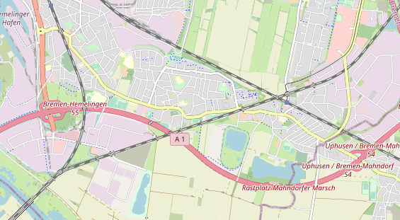 physical therapy on map