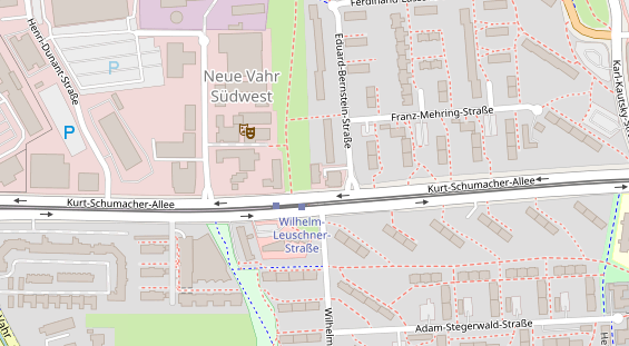 Physiotherapie auf Satellitenbild