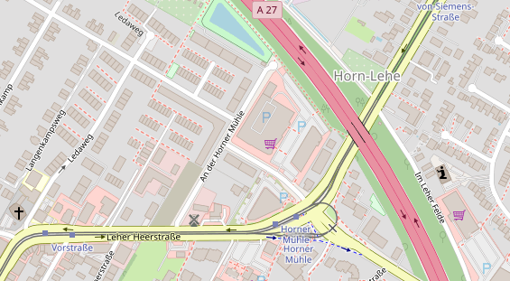 Physiotherapie auf Satellitenbild