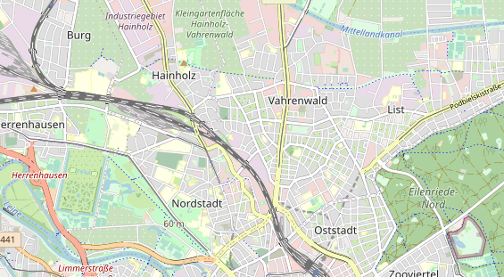 physical therapy on map