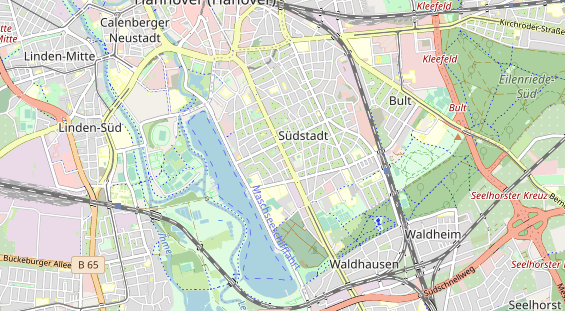 physical therapy on map