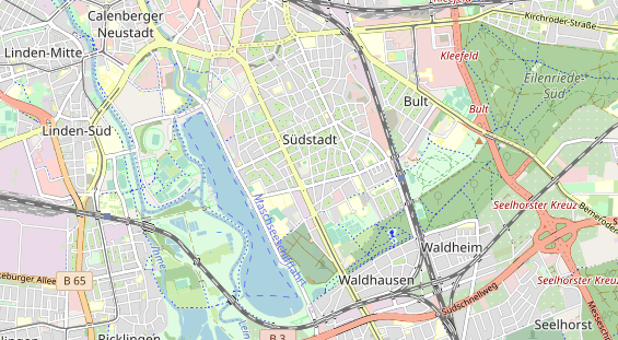 physical therapy on map