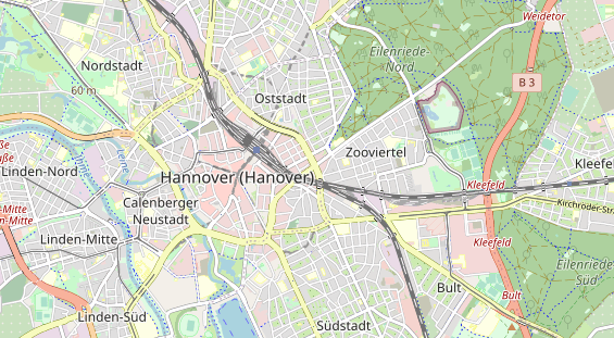 physical therapy on map