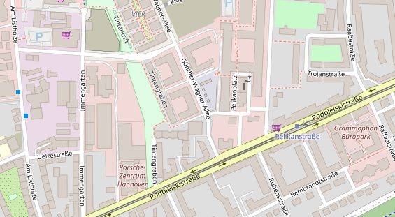 Physiotherapie auf Satellitenbild