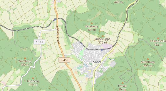 physical therapy on map