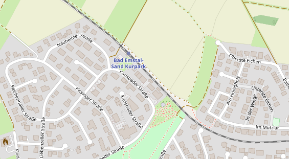 Physiotherapie auf Satellitenbild