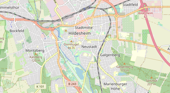 physical therapy on map