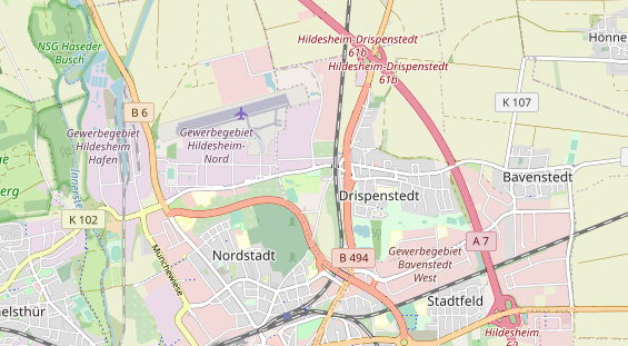 physical therapy on map