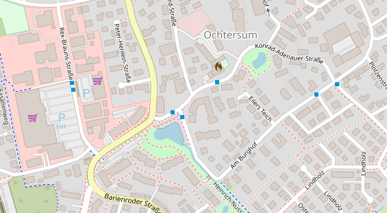 Physiotherapie auf Satellitenbild