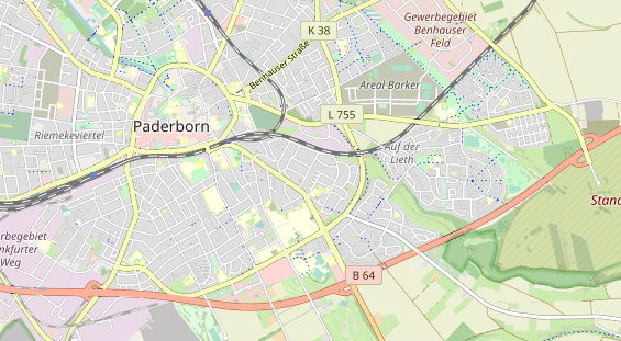 physical therapy on map