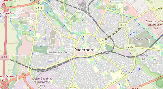 physical therapy on map