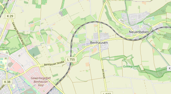 physical therapy on map