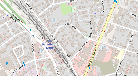 Physiotherapie auf Satellitenbild