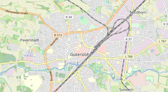 physical therapy on map