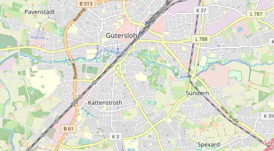 physical therapy on map