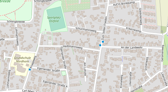 Physiotherapie auf Satellitenbild