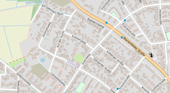 Physiotherapie auf Satellitenbild