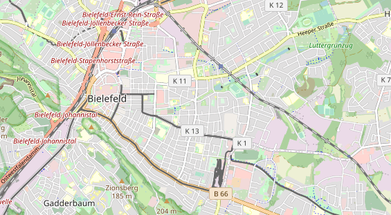 physical therapy on map