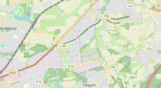 physical therapy on map