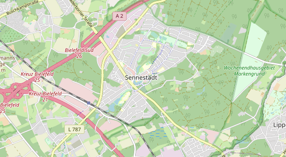 physical therapy on map