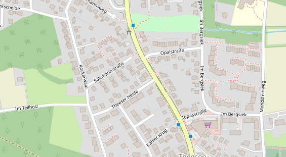 Physiotherapie auf Satellitenbild