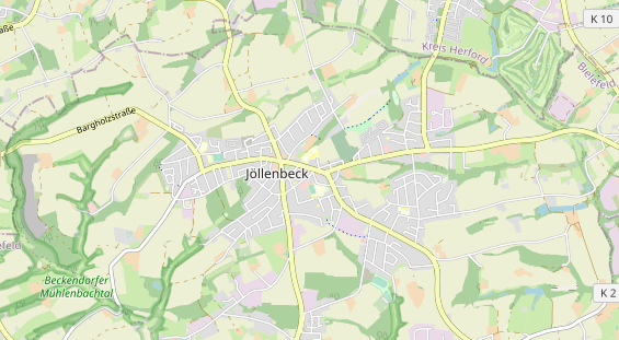 physical therapy on map