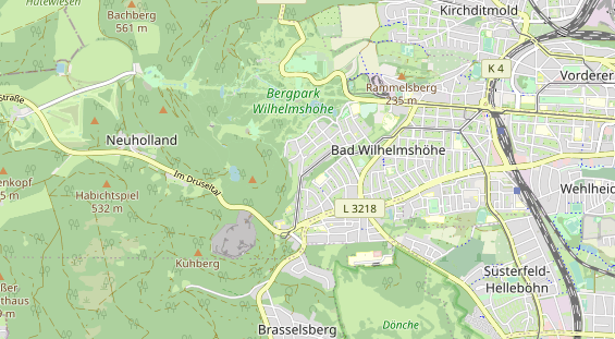 physical therapy on map