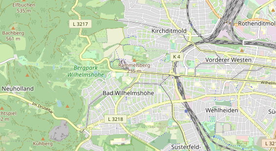 physical therapy on map