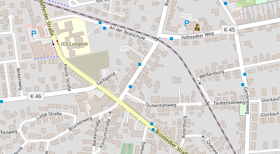 Physiotherapie auf Satellitenbild