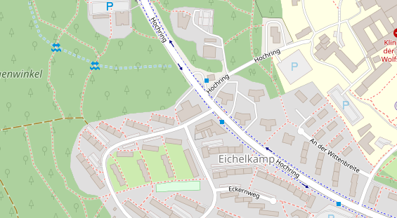 Physiotherapie auf Satellitenbild