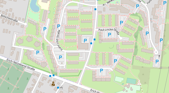 Physiotherapie auf Satellitenbild