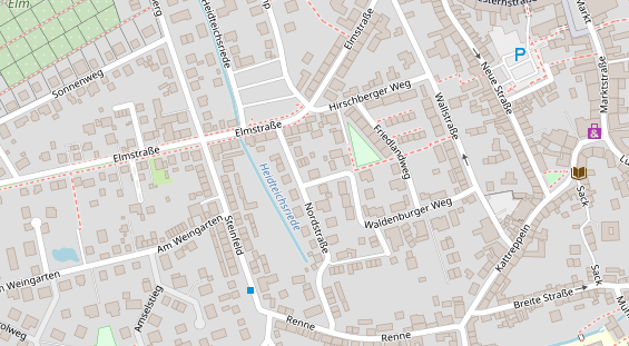 Physiotherapie auf Satellitenbild