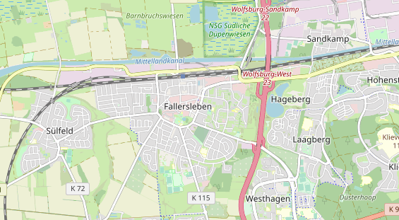 physical therapy on map