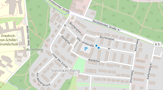 Physiotherapie auf Satellitenbild