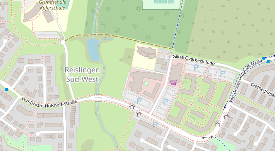 Physiotherapie auf Satellitenbild