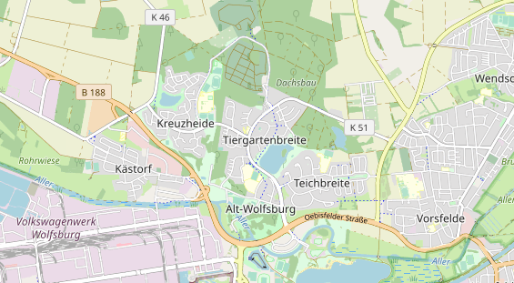 physical therapy on map