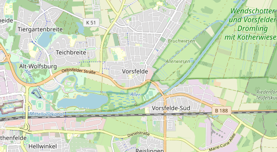 physical therapy on map