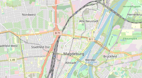 physical therapy on map