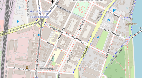 Physiotherapie auf Satellitenbild