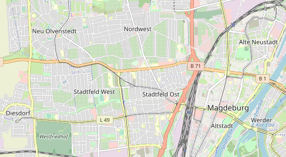 physical therapy on map