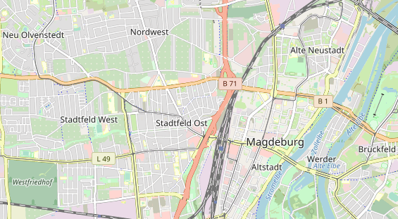 physical therapy on map