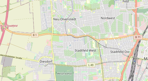 physical therapy on map