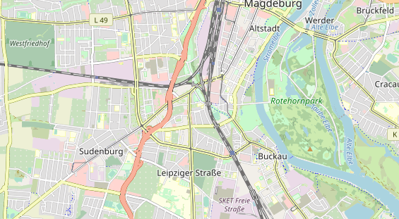 physical therapy on map