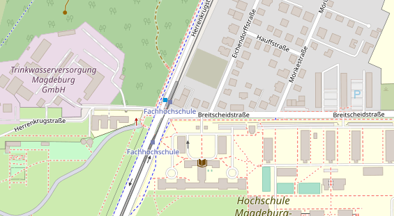 Physiotherapie auf Satellitenbild