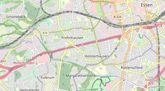 physical therapy on map