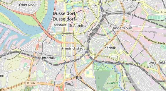 physical therapy on map